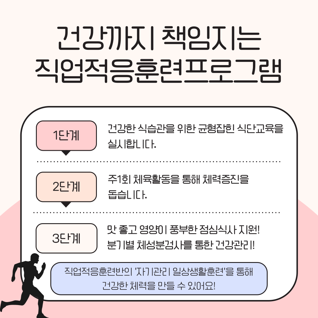 자기관리일상생활훈련 건강편 [직업적응훈련반]
