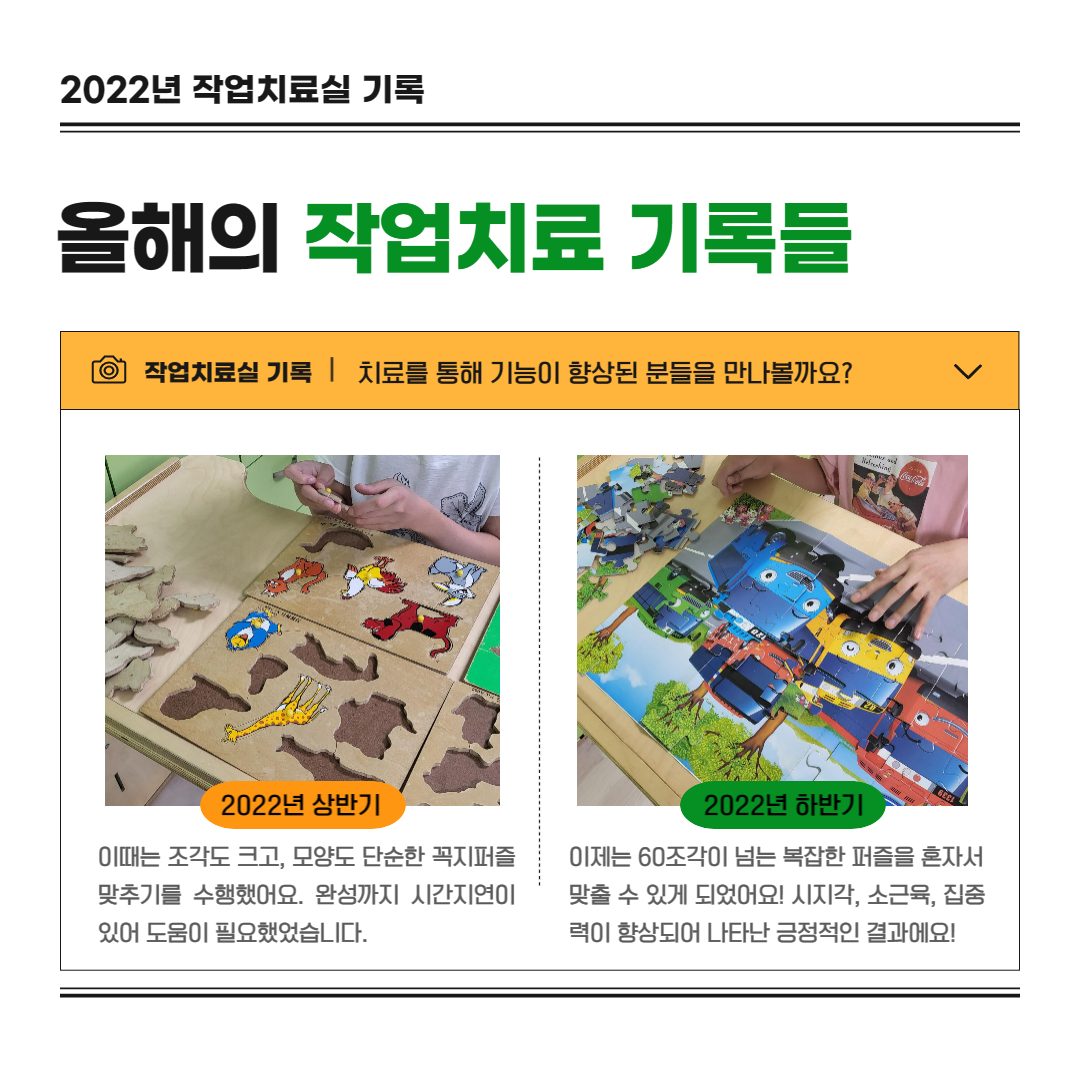 작업치료-2022년 연말 결산!