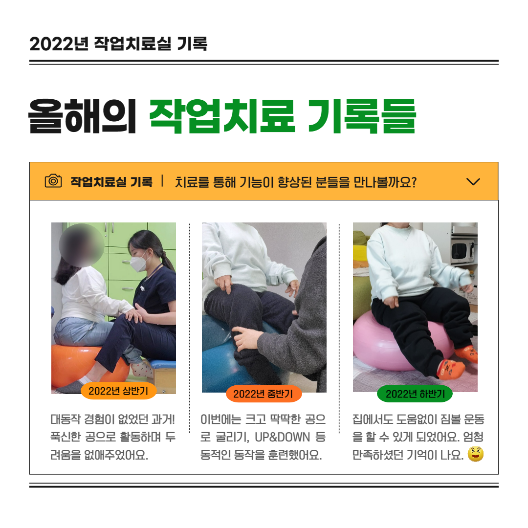 작업치료-2022년 연말 결산!