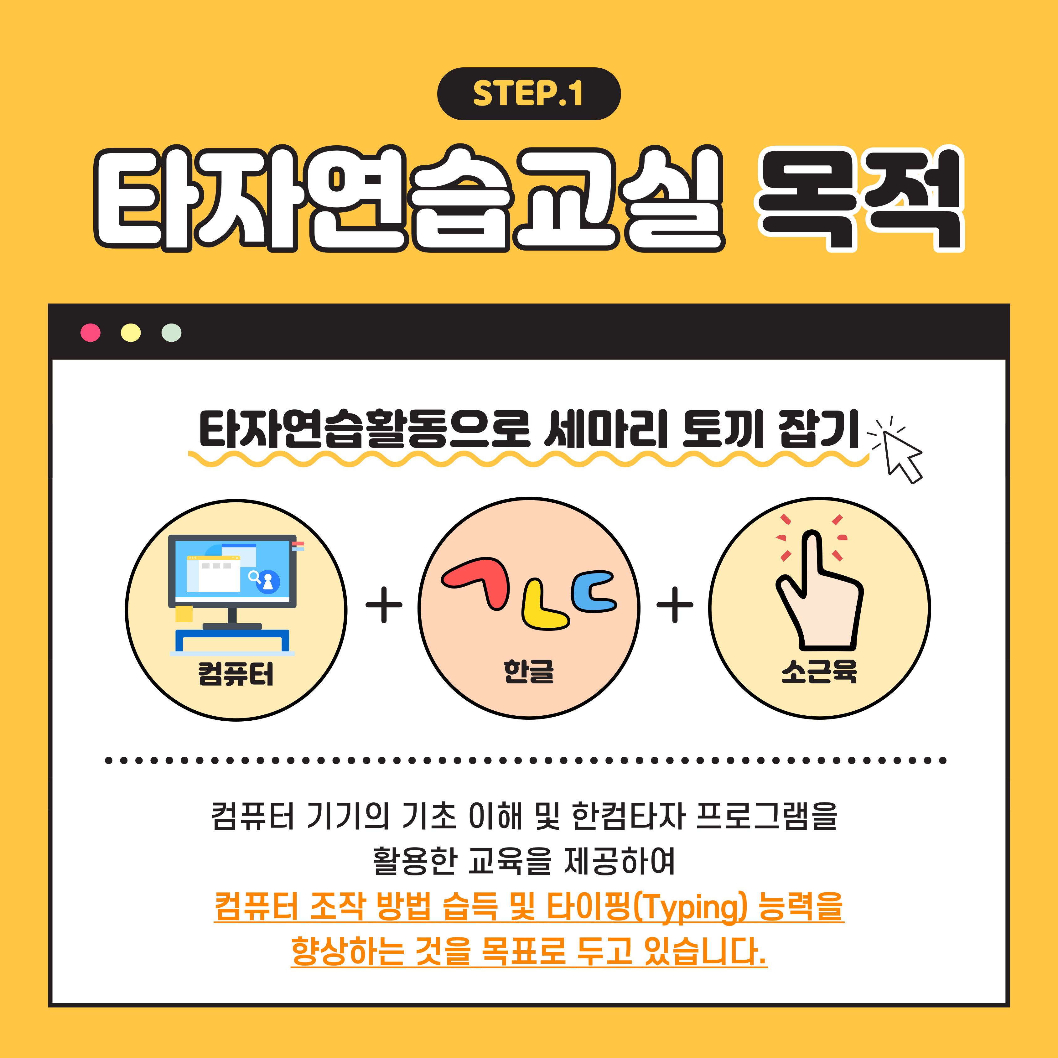 타자연습교실A,B 프로그램 안내 타자연습교실A,B 프로그램 안내