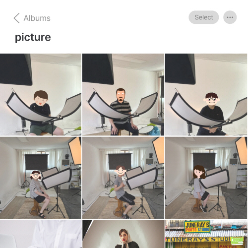 직업적응훈련반 증명사진촬영