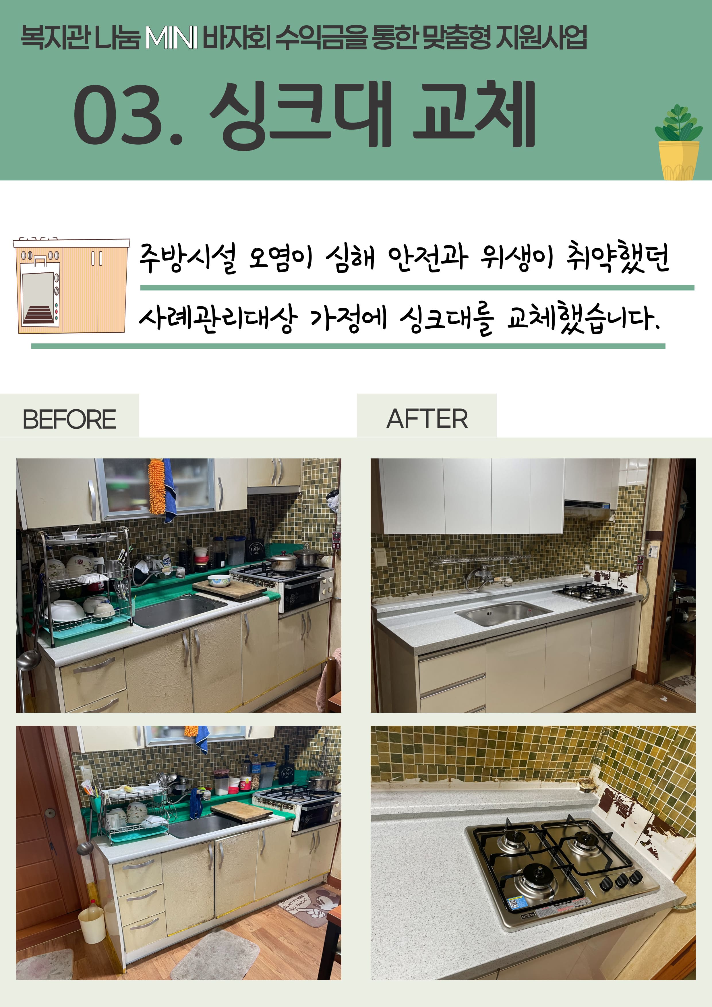 2022 복지관 나눔MINI바자회 수익금 활용 맞춤형 지원 진행