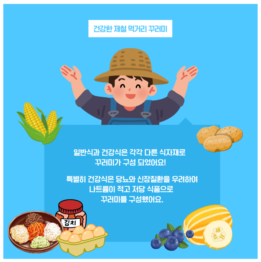 제철 먹거리 지원