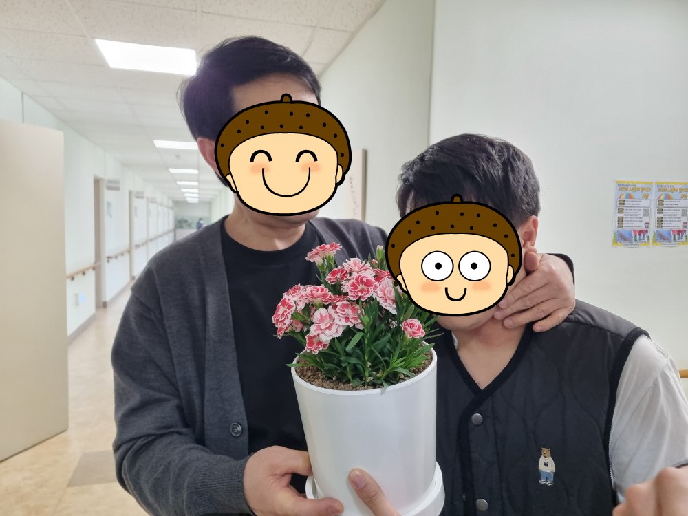 어버이날 카네이션 전달
