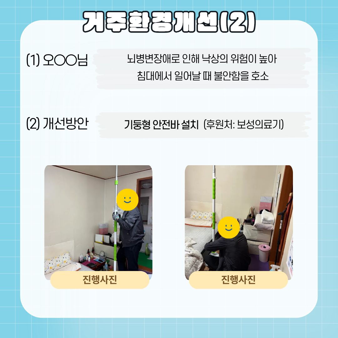 2025년 통합돌봄서비스 거주환경개선 진행