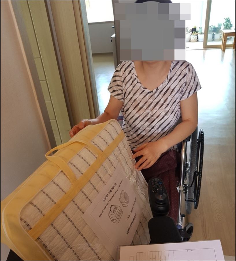 대전광역시립장애인종합복지관, 저소득 재가 장애인가정 여름이불 전달